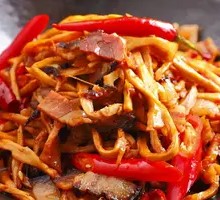 Spicy Wild Bamboo Shoots in Dry Pot