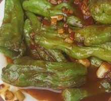 Braised Green Pepper with Tiger Stripes