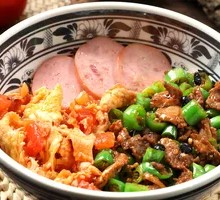 Spicy Pork with Chili Rice