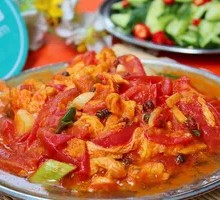 Scrambled Eggs with Tomatoes