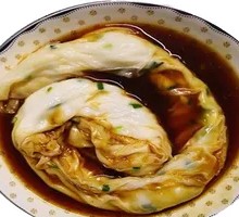 Double Egg Mushroom Rice Noodle Roll