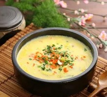 Clam Chicken Steamed Egg