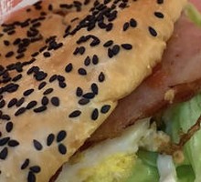 Bacon Egg Chinese Burger