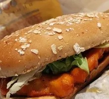 Fruitwood-Flavored Chicken Burger