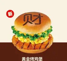 Golden Roasted Chicken Burger