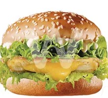 Crispy Cheese Chicken Burger