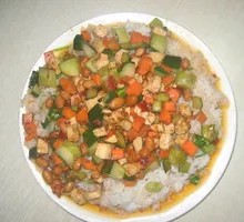 Kung Pao Chicken Rice Bowl