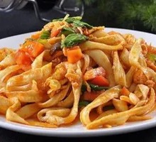 Egg Fried Knife-Cut Noodles