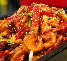 Spicy Stir-Fried Prawns
