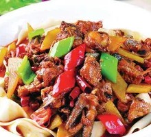 Large Plate Chicken Noodles