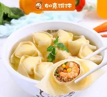虾仁玉米馄饨