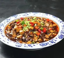 Stewed Tofu with Pig's Blood