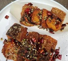 Glutinous Rice Fish Cubes