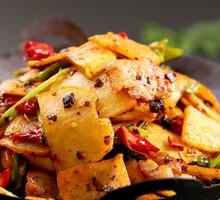 Spicy Potatoes in Dry Pot
