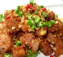 Salt and Pepper Garlic Pork Ribs