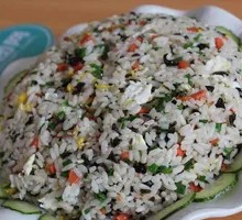 Pickled Vegetable and Pork Stir-Fried Rice