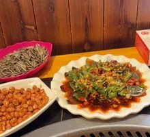 Mussels and Century Egg