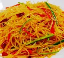 Fish-flavored Potato Slice Rice Bowl