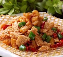 Crab Roe with Rice Crackers