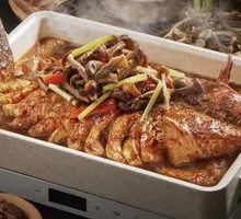 Braised Fish with Velvet Mushroom