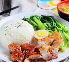 Roast Duck and Barbecue Pork Rice