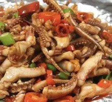 Grilled Squid Tentacles