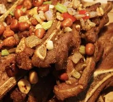 Hand-grabbed扇子骨