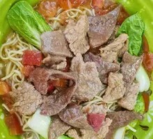 Beef and Liver Noodles