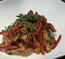 Purple Basil Baked Frog Legs