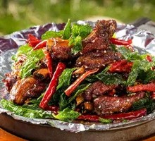 Mint-Scented Spare Ribs