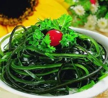 Thin seaweed strips