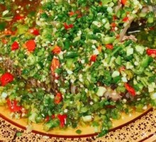 Cold-mixed crucian carp