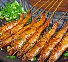 Grilled Large Green Shrimp