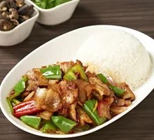 Stir-fried Pork with Rice