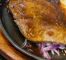 Classic Steak on Iron Plate