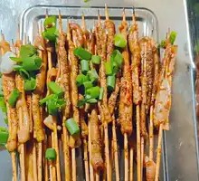 Skewered Duck Intestines