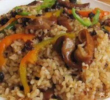Braised Pork Intestine Fried Rice