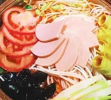 Lunch Meat Hot Pot Noodles