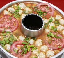 Tomato Meatball Hot Pot