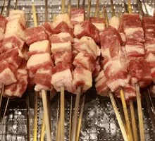 Freshly Skewered Beef Short Plate