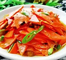Stir-Fried Carrot Slices