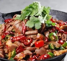 Dry Pot Pork Intestines