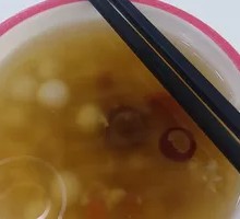 Red Sugar Fermented Rice Ball Soup