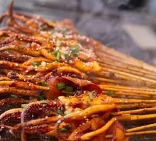 Grilled Squid Tentacles