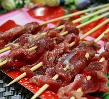 Green Pepper Chicken Gizzard Skewers