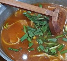 Tomato Luncheon Meat Rice Noodles