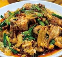 Stir-fried Pork with Green Onions