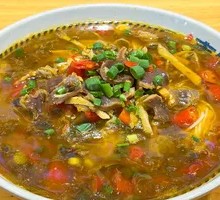 Sour Cabbage Pork Tripe Noodle Soup