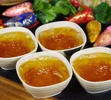Brown Sugar Sesame Ice Jelly