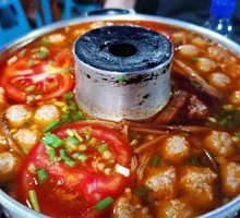 Tomato Meatball Hot Pot
